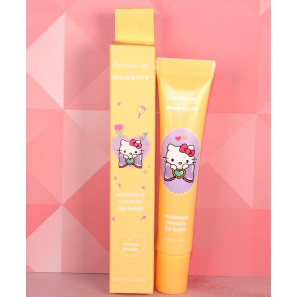 Hello Kitty The Creme Shoppe Moisture Remedy Lip Balm MANGO DREAM Yellow - Picture 4 of 6